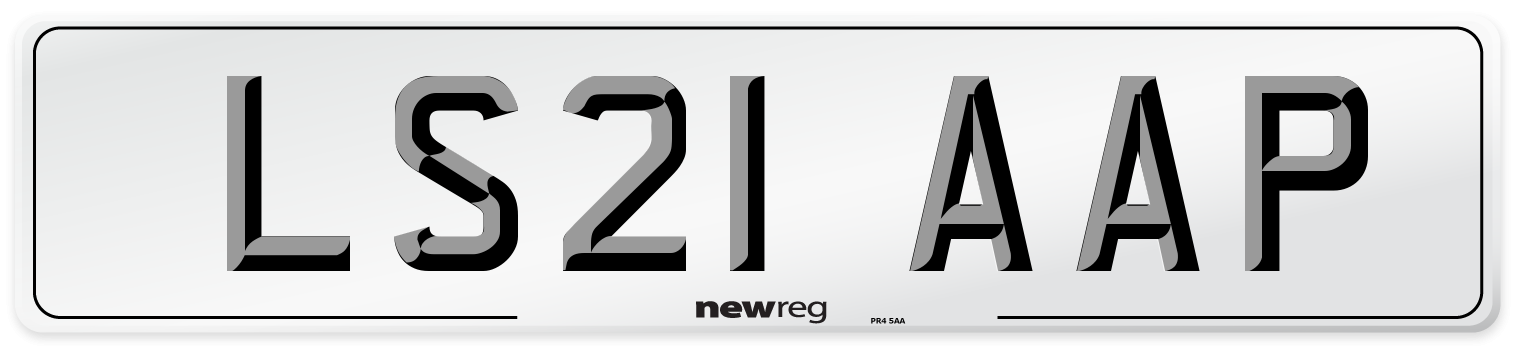 LS21 AAP Number Plate from New Reg